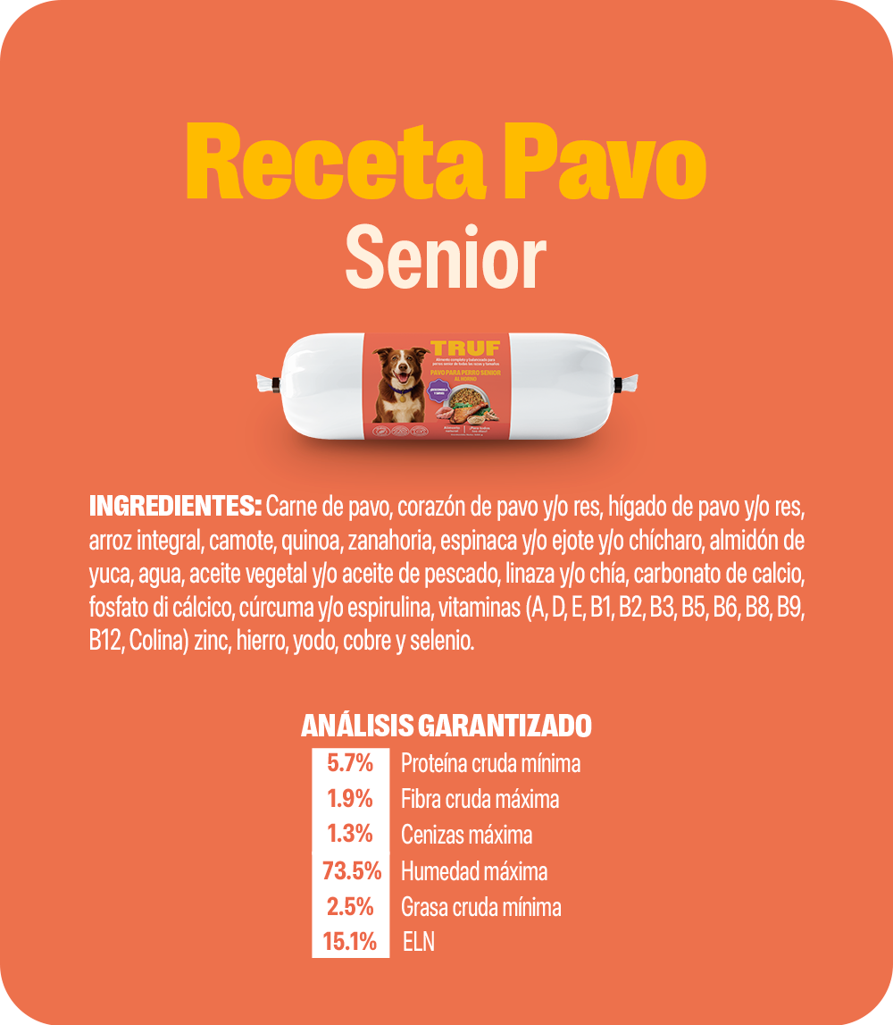TRUF de pavo 500g | Perro Senior
