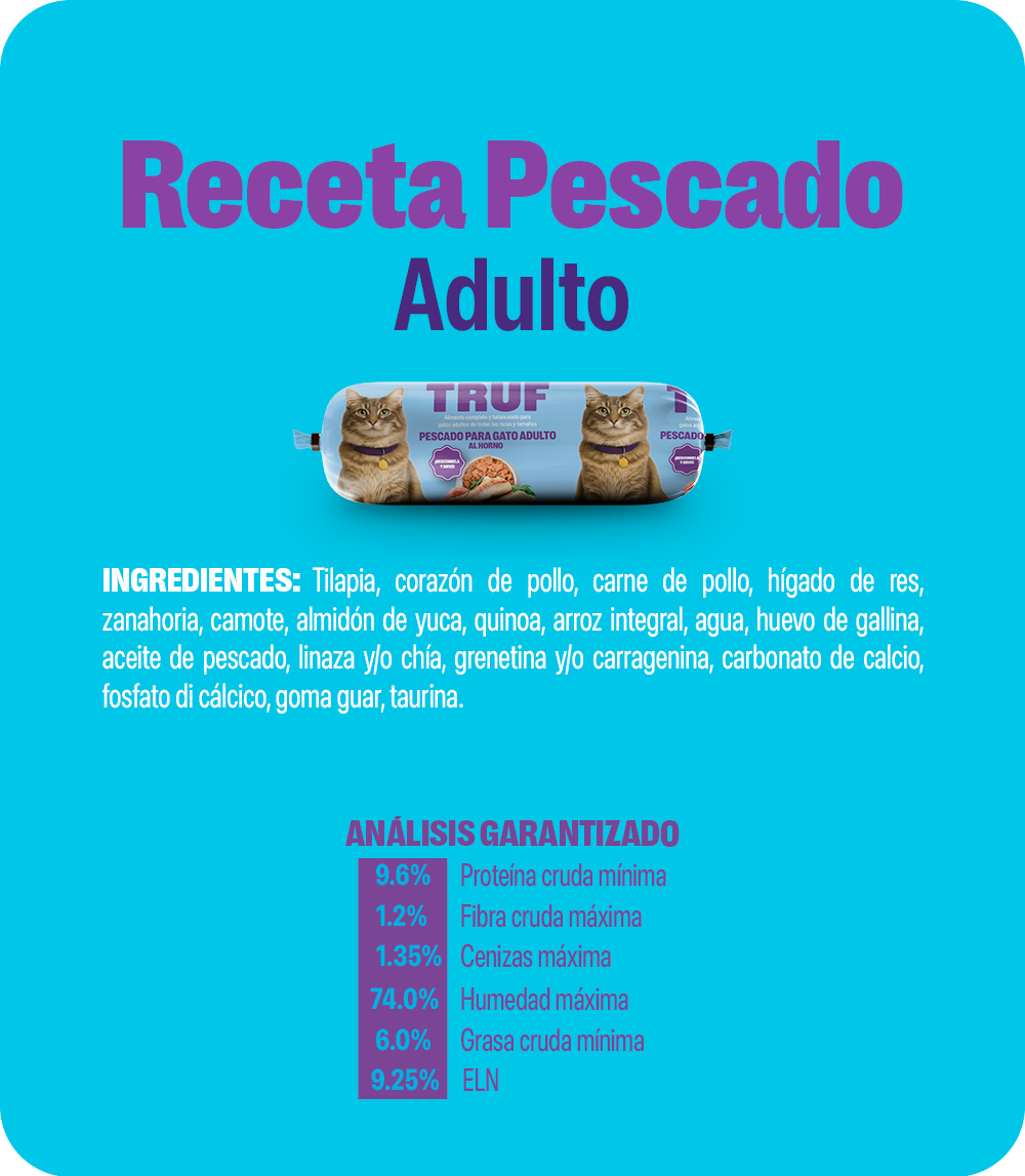 TRUF de pescado 200g | Gato Adulto