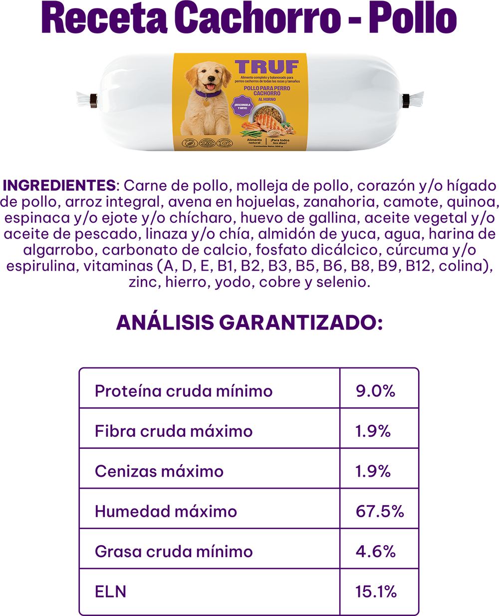 Pack de Degustación TRUF - Perro Cachorro